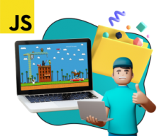 Программирование на JavaScript. Учимся создавать игры! - Школа программирования для детей, компьютерные курсы для школьников, начинающих и подростков - KIBERone г. Новополоцк